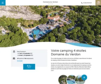 Camp-DU-Verdon.com(Camping Sandaya Alpes) Screenshot