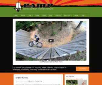 Camp-Sorba.org(Central Alabama Mountain Pedalers) Screenshot