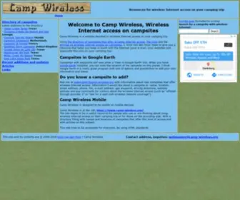 Camp-Wireless.org(Camp Wireless) Screenshot