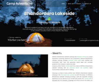 Campadventures.in(Camping Near Mumbai) Screenshot