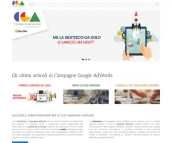 Campagnegoogleadwords.it(Gestione e ottimizzazione campagne Google AdWords) Screenshot