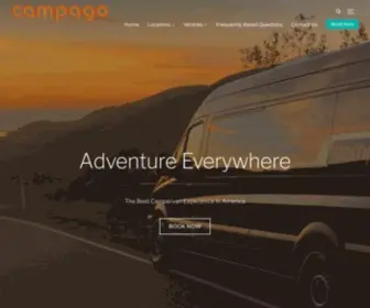 Campago.com(CAMPERVAN UPGRADE IN PROGRESS Our new model) Screenshot