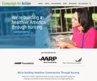 Campaignforaction.org(The Future of Nursing) Screenshot