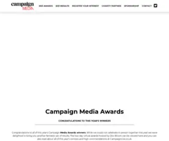 Campaignmediaawards.com(Campaign Media Awards) Screenshot