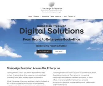 Campaignprecision.com(Digital Marketing With Advanced Analytics) Screenshot