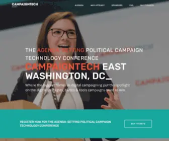 Campaigntechsummit.com(Get Tickets to CampaignTech Innovation Summit) Screenshot