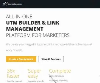 Campaigntrackly.com(The Simplest UTM Link Maker & Link Management Platform) Screenshot