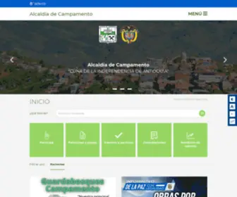 Campamento-Antioquia.gov.co(Alcald) Screenshot