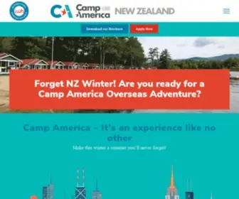 Campamerica.co.nz(Trusted by over 9000 kiwis) Screenshot