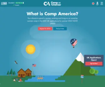 Campamericasummercamps.com(America®) Screenshot