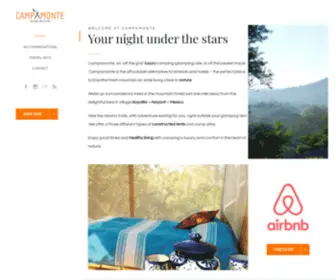 Campamonte.com(Your night under the stars) Screenshot