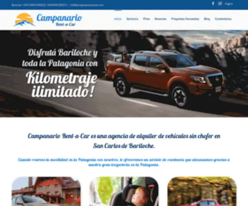 Campanariorentacar.com(Campanario Rent a Car) Screenshot