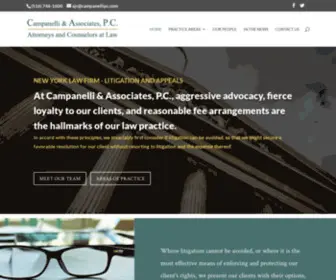 Campanellipc.com(Commercial Litigation) Screenshot