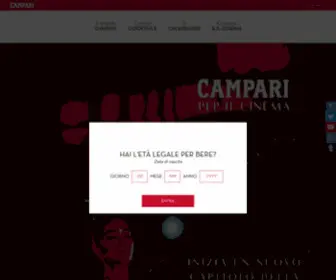 Campari.it(Home) Screenshot
