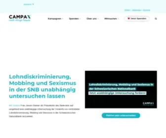 Campax.org(Make change happen) Screenshot
