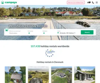 Campaya.co.uk(269 holiday rentals worldwide) Screenshot