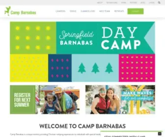 Campbarnabas.org(Camp Barnabas) Screenshot