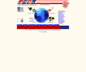 Campbell-India.com(Bicycles, bicycle parts) Screenshot