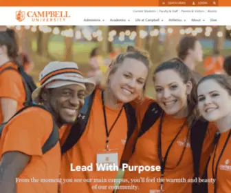 Campbell.edu(Campbell University) Screenshot