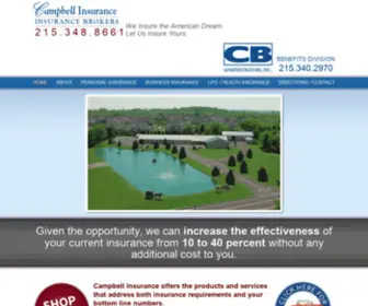 Campbellagencies.com(Campbell Insurance) Screenshot