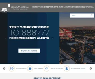 Campbellca.gov(Campbell, CA) Screenshot