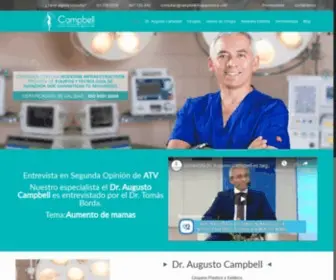 Campbellcirugiaplastica.com(Campbell Cirugía Plástica) Screenshot