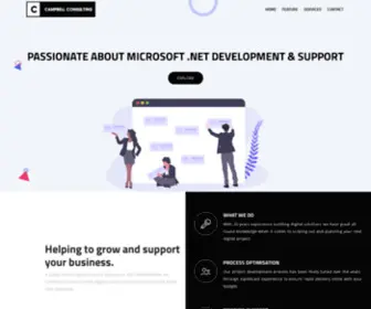 Campbellconsulting.co.uk(Microsoft .NET Website Development and Support Specialists) Screenshot