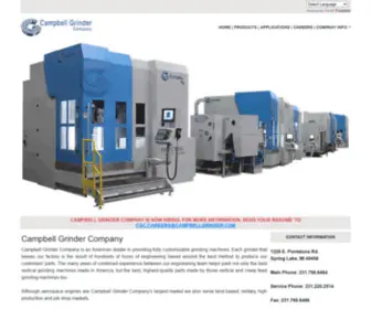 Campbellgrinder.com(Campbell Grinder Company) Screenshot