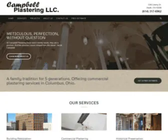 Campbellplasteringllc.com(Columbus, Ohio) Screenshot