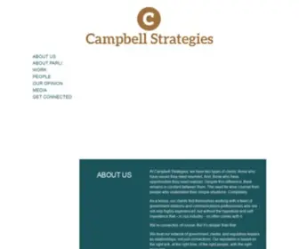 Campbellstrategies.ca(Campbell Strategies) Screenshot