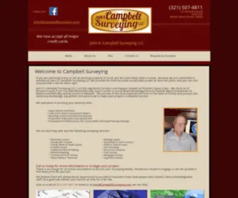 Campbellsurveying.com(John R) Screenshot