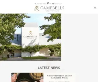 Campbellswines.com.au(Campbells) Screenshot