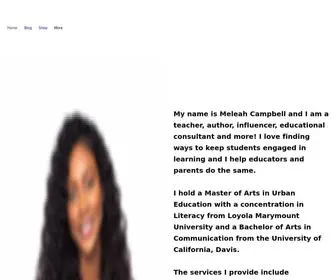 Campbellteach.com(Children's Author) Screenshot