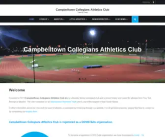 Campbelltownathletics.org.au(Campbelltown Collegians Athletics Club) Screenshot