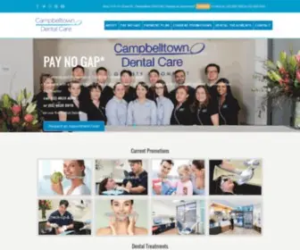 Campbelltowndentalcare.com.au(Camden NSW) Screenshot