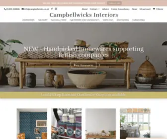 Campbellwicks.co.uk(Campbellwicks Interiors) Screenshot