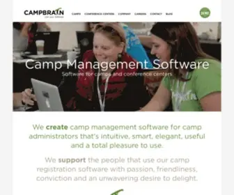 Campbrain.com(Camp Management Software & Online Registration) Screenshot