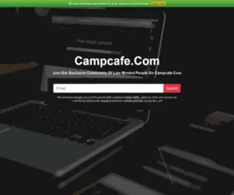 Campcafe.com(Campcafe) Screenshot