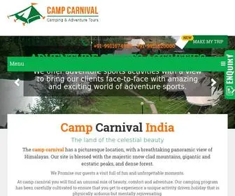 Campcarnivalindia.com(Camp in Uttarakhand) Screenshot