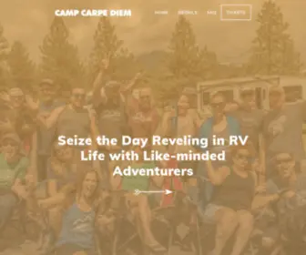 Campcarpediem.com(Camp Carpe Diem) Screenshot