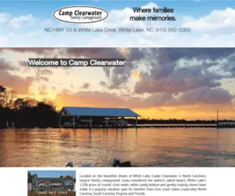 Campclearwater.com(Camp Clearwater) Screenshot