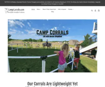 Campcorrals.com(Camp Corrals) Screenshot