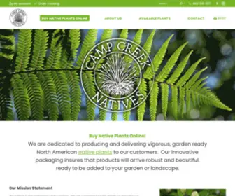 Campcreeknativeplants.com(Buy Native Plants Online) Screenshot