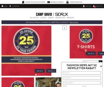 Campdavid.de(CAMP DAVID & SOCCX) Screenshot