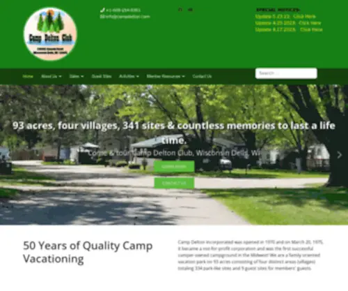 Campdelton.com(Camp Delton Inc) Screenshot