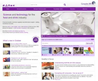 Campdenbri.co.uk(Campden BRI) Screenshot