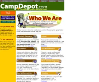 Campdepot.com(Summer Camps) Screenshot