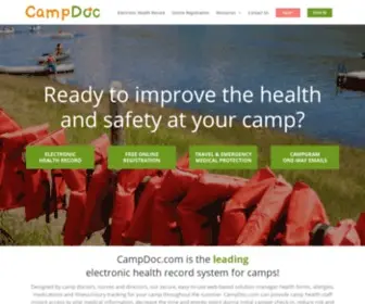 Campdoc.com(Camp Management Software) Screenshot