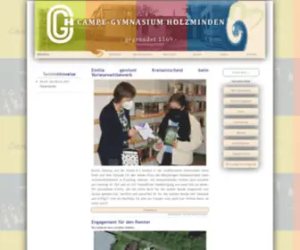 Campe-GYmnasium-Holzminden.de(Campe Page Redirection) Screenshot