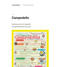 Campedello.it(L’Oasi di Vicenza) Screenshot